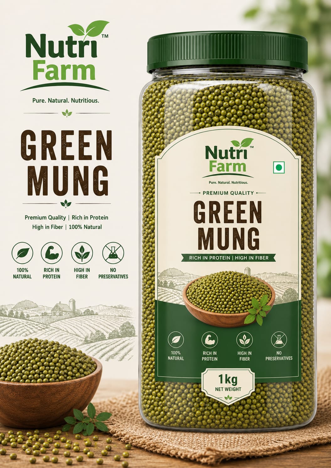 Nutri Farm Green Gram