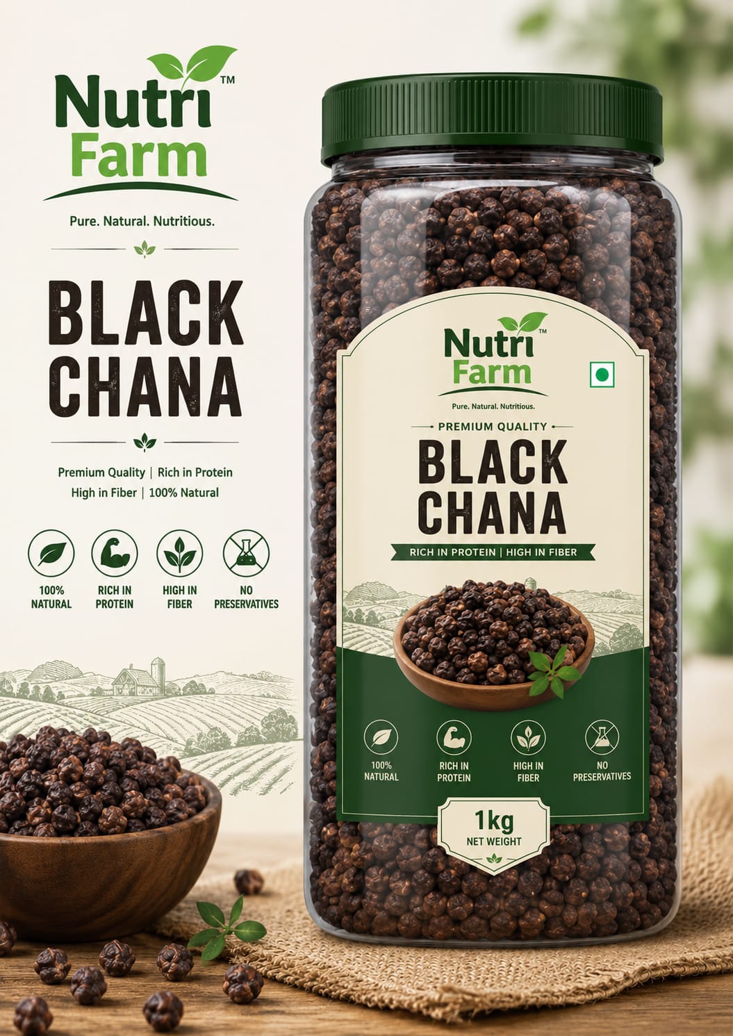 Nutri Farm Black Chana